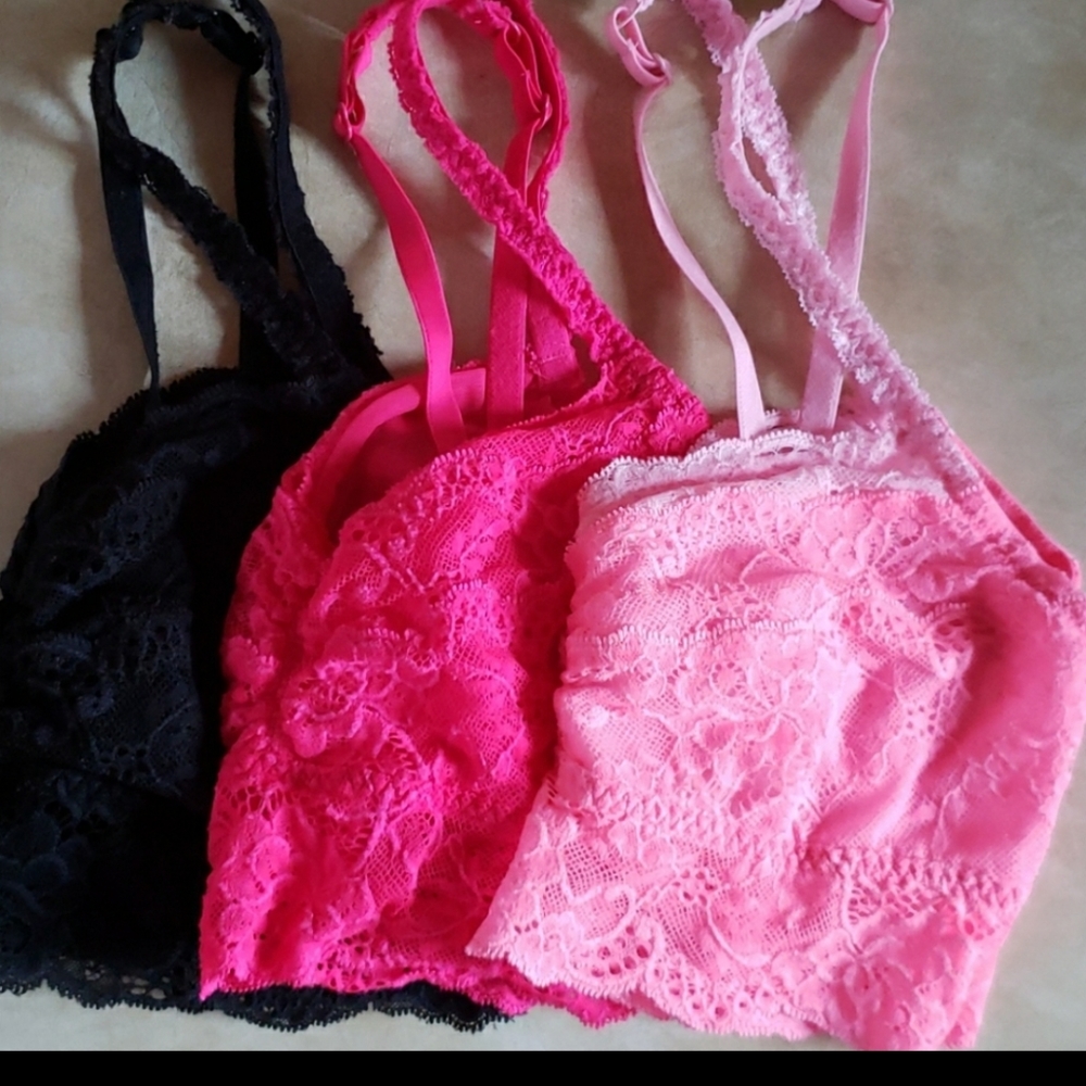 3 PINK VS Bra Tops